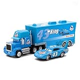 Movie Car 1:55 Diecast Vehicles Diecast Vehicle Toys Set for Boy Gifts (King)
