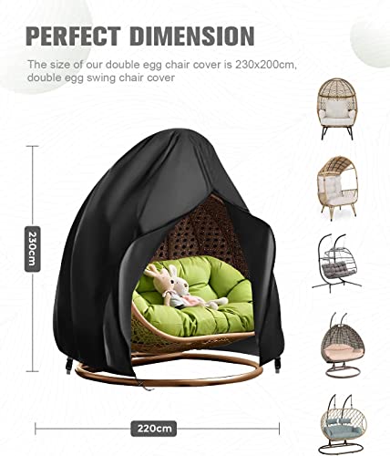 Housse de fauteuil œuf suspendu pour terrasse et jardin préservés - 4