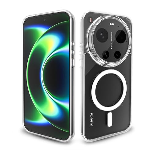 Image of KAPAVER Essential Back Cover Case Compatible with Xiaomi 17 Ultra - Magnetic Clear (PC+TPU) (Xiaomi 17 Ultra - Magnetic Clear)