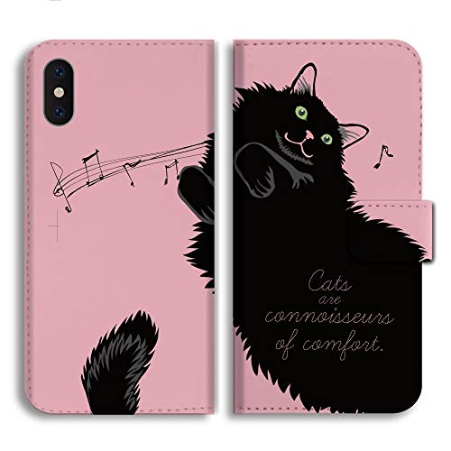 スマホケース 手帳型 猫 デザイン Xperia 10 VII 対応 互換品 SO-52F / SOG16 / A502SO 手帳型ケース ブック型 ダイアリー カバー レザー asd-114n_2