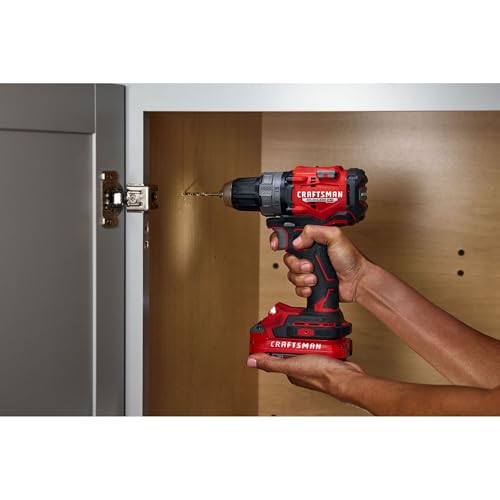 CRAFTSMAN V20 1/2 Inch Drill/Driver Kit with 2 Batteries and Charger (CMCD725D2) - image 7
