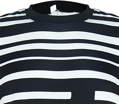 PAINEOMN Boys Pugsley Addams Costume Long Sleeves Striped Shirt