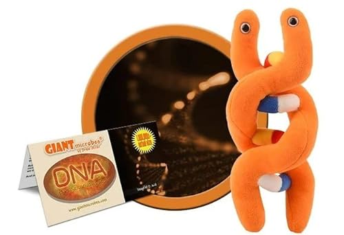Giantmicrobes Dna Plush - Learn About Genetics With This Educational Gift, Includes Info Card, Realistic Double Helix Design, Gift For Students, Scientists, Doctors, Ancestry Fans, And Educators #TOP13