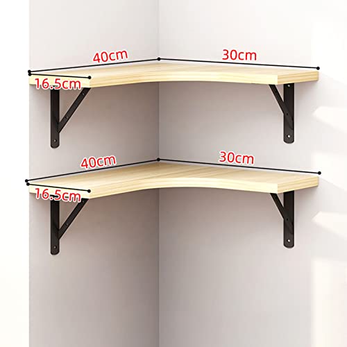 Estanterías de libros montadas en la pared de esquina para oficina 3
