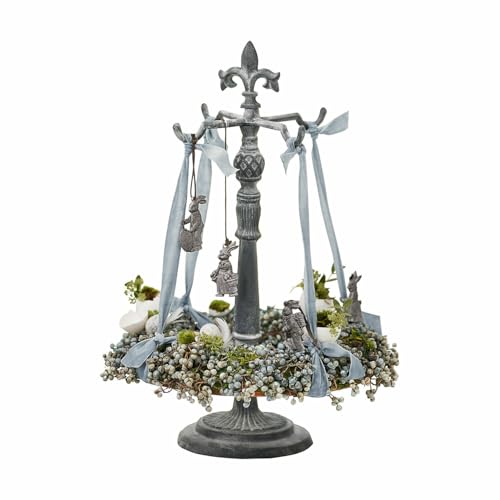 Loberon Kranzständer Antwan, Adventskranzständer, Antik-Finish,...