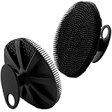 【Vielseitige Anwendung】:Dieser silicone body scrubber ist ein wahrer Alleskönner: Ideal für tiefenwirksames körperpeeling, sanfte Gesichtsreinigung und sogar zur sanften Massage des Kopfhauts bei der Haarpflege. Die duschbürste passt zu allen Hauttypen – von normaler bis zu empfindlicher Haut von Frauen, Männern und Babys – und wird zum Must-Have in jedem Badezimmer.