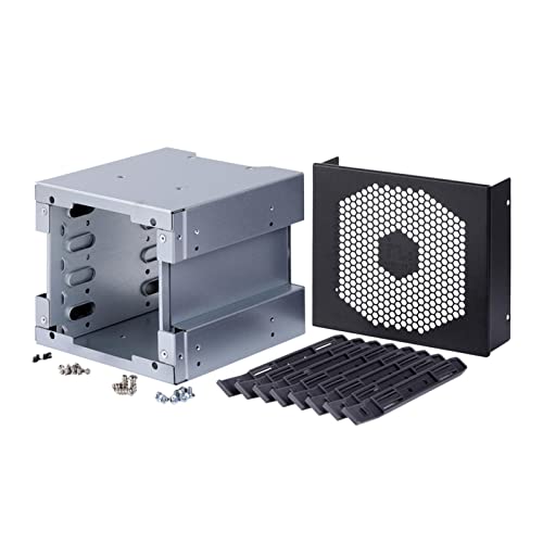 Gabinete para almacenamiento SSD HDD de 4 bahías miniatura 6