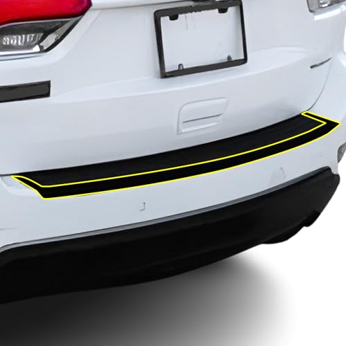 BOGAR TECH DESIGNS Rear Bumper Chrome Delete Overlay Compatible with Jeep Grand Cherokee 2014-2021, Gloss Black