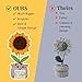Positive Sunflower Doll Crochet– 'Thank You for Being Such a Meaningful' – Perfect Gift for Mother’s Day, Birthdays & Any Occasion(Thank You For Being Such A Meaningful)