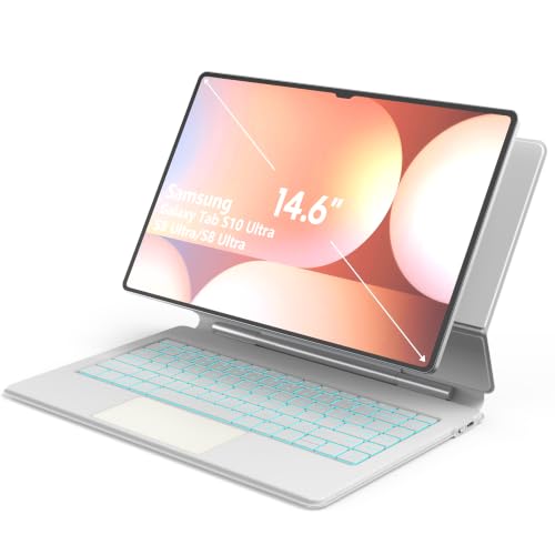 Keyboard Case for Samsung Galaxy Tab S10 Ultra/S9 Ultra/S8 Ultra 14.6"