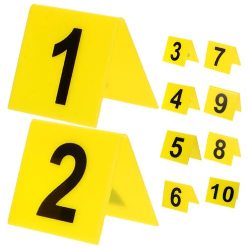 Numéros de table en acrylique Tofficu : ne perdez plus de temps pour placer vos invités