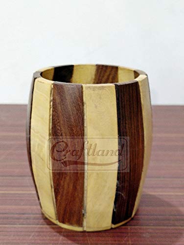 Soporte para Cubiertos de Madera Barril 2 Piezas miniatura 3