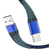 USB C Cable, 3Pack 3ft Type C Charger 3A Fast Charging, USB A to USB-C Cable Phone Charger Cord 3Foo