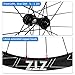 ZTZ 700C Carbon Road Bike Wheelset, Ultralight 37/46mm Disc Brake Bike Wheels,Front & Rear 24H High-Strength 700c Clincher Rims, Compatible with 8-11 Speed Cassettes (Center Lock-46mm Depth)