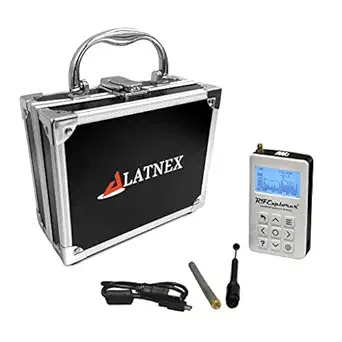 LATNEX RF Explorer Digital Handheld Spectrum Analyzer ISM Combo Plus - Slim with Aluminum Carrying Case