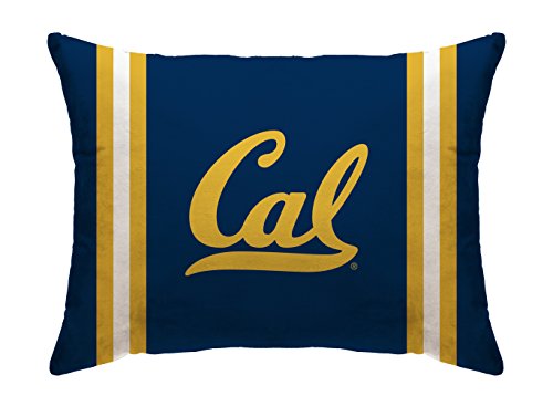 Pegasus Sports NCAA Microplush Bed Pillow, 20" x 26", California Berkeley Golden Bears