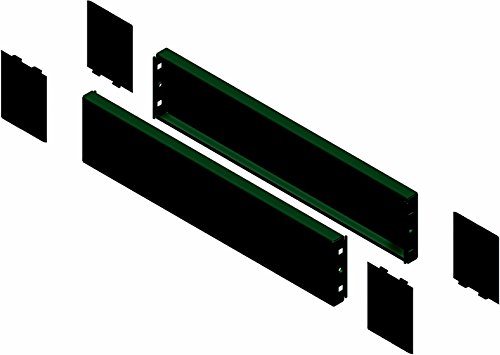 Zócalo de panel lateral Spacial SF de 100 mm para proteger y elevar armarios Schneider
