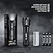 Lighting EVER LED Flashlights High Lumens, Small Flashlight, Waterproof, Adjustable Focus Flash Light for Outdoor, Emergency, Camping, AAA Batteries Included, 2 Pack