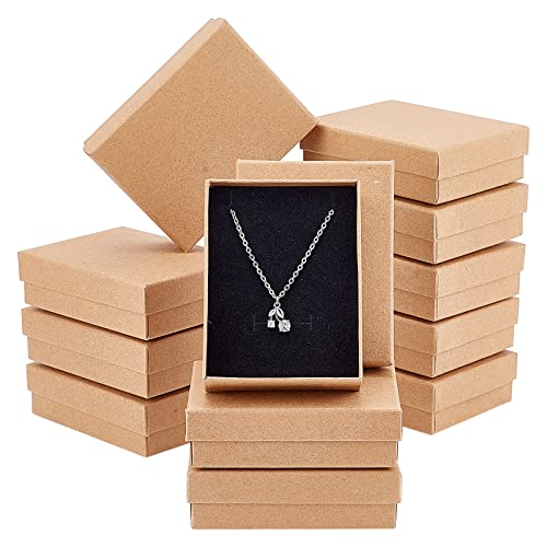 NBEADS - Caja de 12 Cuentas de Cartón de 7 X 9 Cm, Rectangular, para Joyas, Pulseras, Collares, Manualidades, Cumpleaños, Navidad, Festival, Almacenamiento Cover