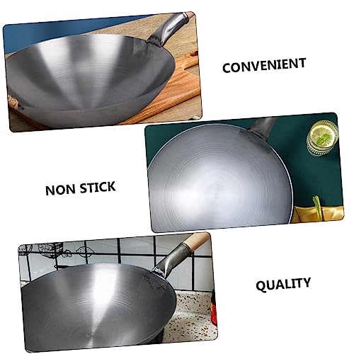 Wok de Acero con Mango de Madera Antiadherente miniatura 5