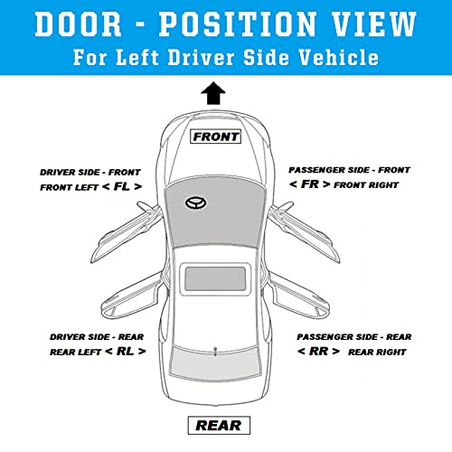 Image of Driver Door Lock Actuator Compatible for Toyota Tacoma 1998-2004 Front Left Door Replace Actuator 69040-04010