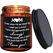 LOVERY Mothers Day Gifts, Gifts for Mom - Mothers Day Gift, Birthday Gifts for Mom from Daughter and Son, Bonus Mom, Stepmom Gifts, Long Distance Gifts for Mom - Lavender Scented Soy Candles 9oz