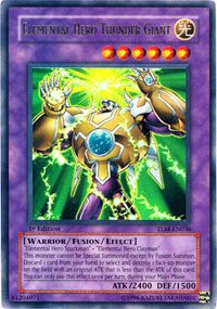 遊戯王 英語版 E・HERO サンダー・ジャイアント TLM-EN036 1st Amazon.com: YU-GI-OH! - Elemental Hero Thunder Giant (TLM-EN036