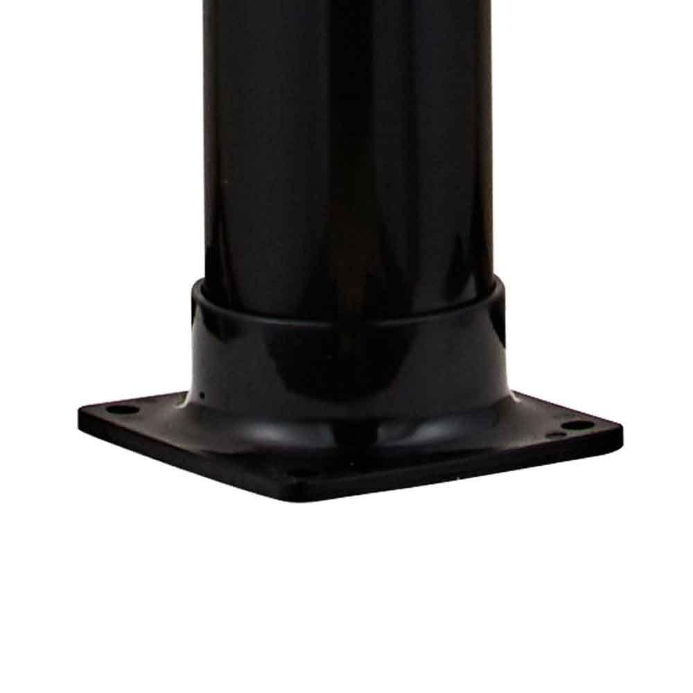 BAKAJI Ducha Solar para jardín, Piscina Exterior, Camping, depósito de 20 litros con alcachofa Ajustable, Mezclador de Agua Caliente, conexión Manguera de jardín, tamaño 220 x 16,5 x 16,5 cm