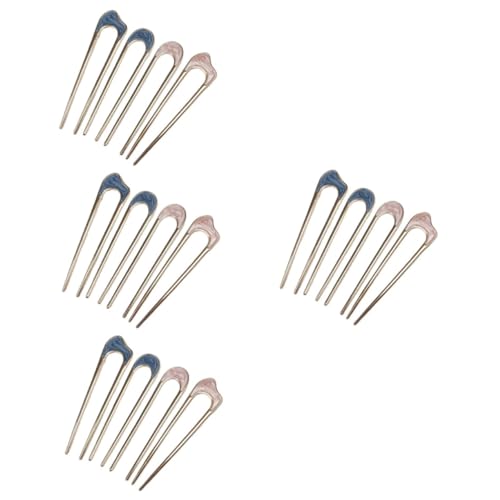 Épingles à cheveux métal U lot de 16 accessoires chignon Ipetboom