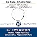 GE WR17X22072 Genuine OEM Water Filter Assembly and Tube for GE Refrigerators