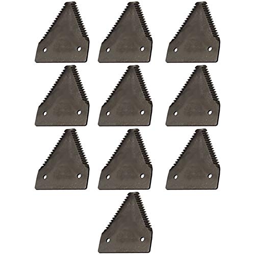 10 Pack Sickle Bar A+ Heavy Super 7 Top Serrated Teeth Blade Sections S20-3407