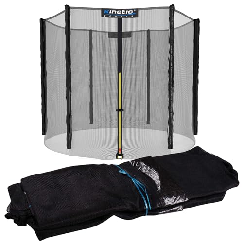 Kinetic Sports Trampolin Sicherheitsnetz - Ersatznetz mit Reißverschluss...