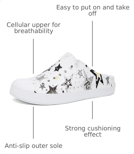 Image of CERYTHRINA Women's Garden Clogs Shoes Breathable Quick Drying Sandals Slippers Beach Footwear