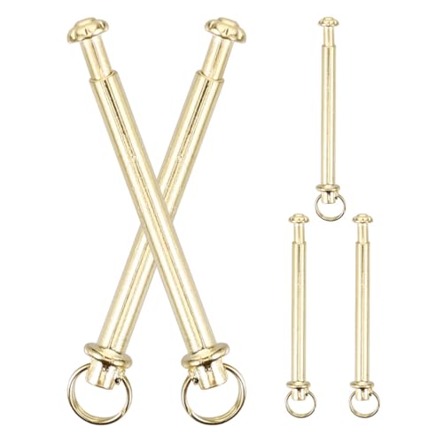 Unomor 5 Sets Hand Crank Handheld Folding Fan Parts Female Fan nut Fan Shaft Hand held Fan Iron Shaft Rivet Stud Hand Fan Hand Fan Rivets Rivet Iron Fastener fold Craft Fan