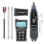 KOLSOL 4 in 1 Network Cable Tracker PoE Tester with NCV & Lamp for CAT5e/CAT6/CAT6a, Detect PoE Voltage, PSE Standards, Measure Cable Fault Distance by TDR Function NF-8209