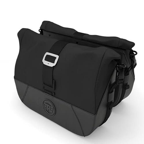Image of Royal Enfield 1990410 Black Soft Panniers for Interceptor 650 & Continental GT