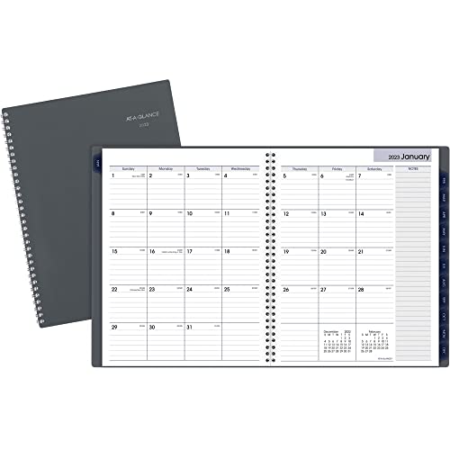 AT-A-GLANCE DayMinder 2023 Monthly Planner 21.6 x 27.9 cm, Large, Grey (GC47007), gray, 8.5 inches X 11 inches - Image 3