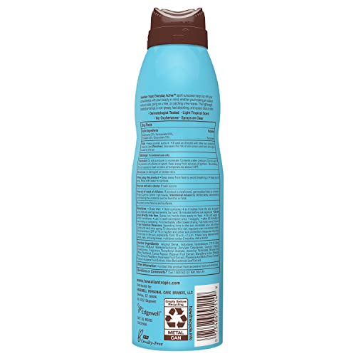 Hawaiian Tropic Everyday Active SPF 50 Sunscreen Spray, 6 Oz (2 Pack) - image 8