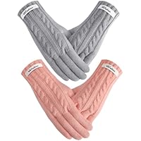 2 Pairs Warm Soft Women's Winter Gloves (Various) only .99: eDeal Info
