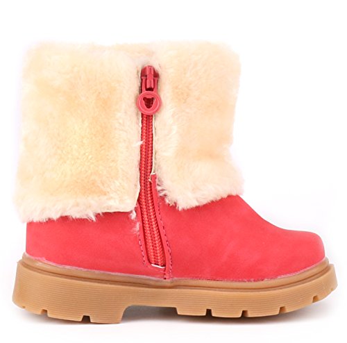 Image of Femizee Girls Boys Warm Winter Boots Kids Outdoor Snow Boots(Toddler /Little Kid)