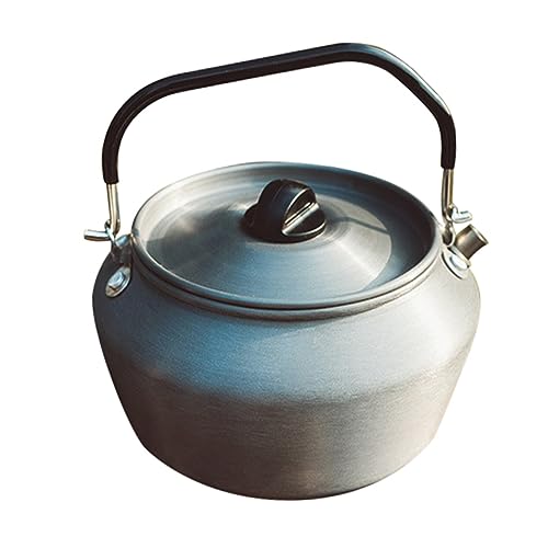 ifundom 1pc Outdoor Kettle Pot Lightweight Portable Boiling Teapot for Camping Hiking and Picnics for Hot Drinks Soups and Compact Design for Easy Carrying