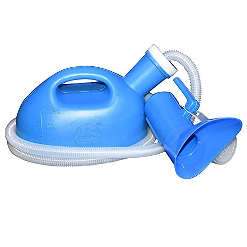 Testyu Unisex Urinals, 2000Ml Urinal For Men And Women Portable Spill Proof Reusable Plastic Large Pee Bottle Thick Portable Potty Container For Car Home Toilet Travel Camping (Blue) #TOP4