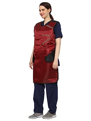 Image of HealthGoodsIn Lead Apron 0.5mm Lead (pb) for Working with X-Ray Machine with Robust Hanger for Hospitals, Labs, Nursing Homes