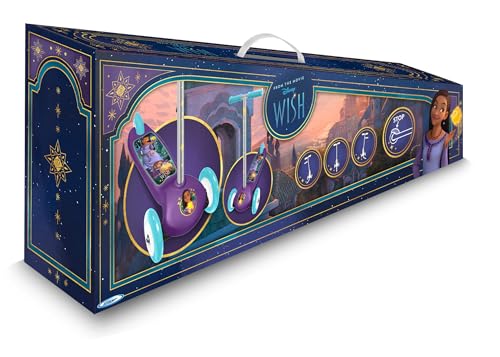 Trottinette 3 Roues DISNEY WISH Ajustable en hauteur Large plateau antidérapant Poignées anti pincement - vue 7