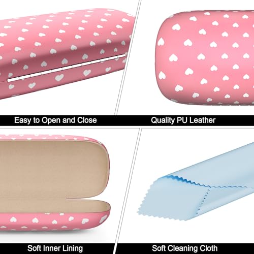 Image of Eyeglasses Case, Hard Shell Protective Case for Glasses, Unisex for Women Men