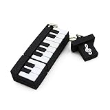 CHUYI Music Series Novelty Piano Shape 128GB USB 2.0 Flash Drive Storage Pen Drive Cute Thumb Drive Cartoon Memory Stick U Disk Jump Drive with Cap Gift