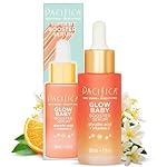 Pacifica Vitamin C Face Serum - Glow Baby Booster Facial Serum - Glycolic Acid Serum For Face - Dark Spot Corrector Anti Aging Brightening - Dermatologist Tested, Fragrance Free, Clean Skin Care Vegan