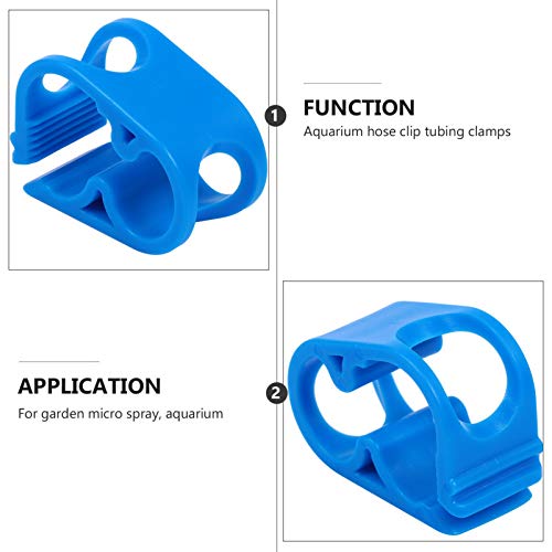ULTECHNOVO Braçadeiras de Tubo de Plástico 24Pcs Braçadeira de Tubo Ajustável Braçadeira de Mangueir