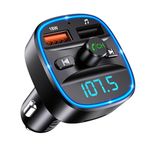 ORIA Bluetooth FM Transmitter, Auto Radio Adapter