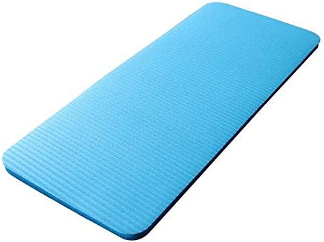 Tocawe Yoga Auxiliary Mat Thick Yoga Exercise Mat Yoga Workout Mat Non-Slip NBR Pilates Yoga Knee Pad Cushion Home Exercise Gym Workout Fitness Meditation Pad Size 60×25×1.5cm